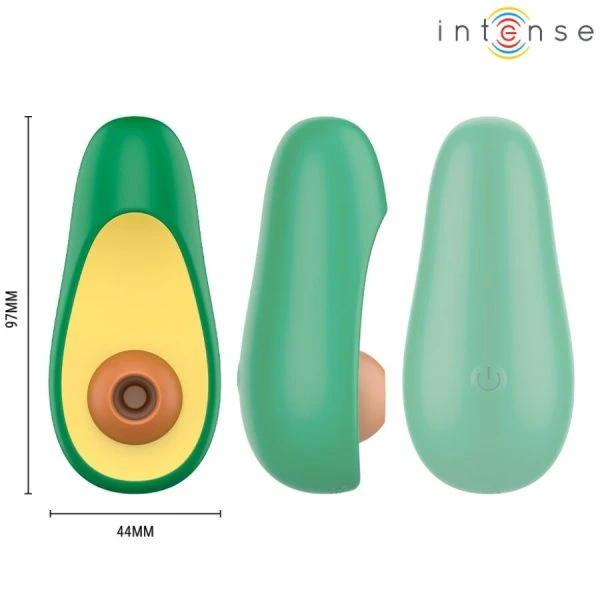 Intense Waki Avocado Klitoris-Saugstimulator, Silikon Intense Waki Avocado Klitoris-Saugstimulator, Silikon