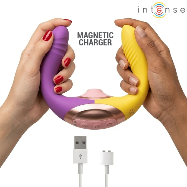 Intense Willow 3-in-1 Zuig- en Vibratiestimulator met 10 programma's