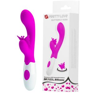 Pretty Love Butterfly Kiss Hasenvibrator mit 30 Funktionen Lila Pretty Love Butterfly Kiss Hasenvibrator mit 30 Funktionen Lila – Bild 2