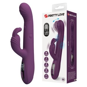 Pretty Love Multifunctionele konijnenvibrator met oscillatie- en percussiefunctie, Paars Pretty Love Multifunctionele konijnenvibrator met oscillatie- en percussiefunctie, Paars - Afbeelding 1