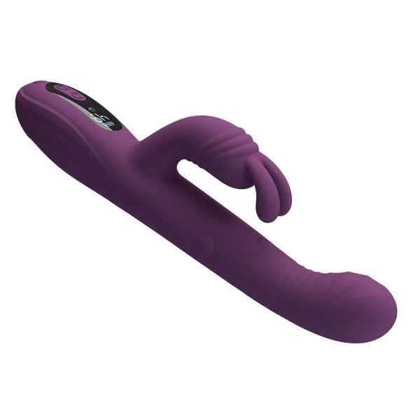 Pretty Love Multifunctionele konijnenvibrator met oscillatie- en percussiefunctie, Paars Pretty Love Multifunctionele konijnenvibrator met oscillatie- en percussiefunctie, Paars