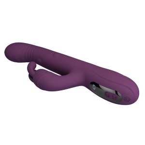 Pretty Love Multifunctionele konijnenvibrator met oscillatie- en percussiefunctie, Paars Pretty Love Multifunctionele konijnenvibrator met oscillatie- en percussiefunctie, Paars - Afbeelding 8