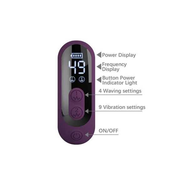 Pretty Love Multifunctionele konijnenvibrator met oscillatie- en percussiefunctie, Paars Pretty Love Multifunctionele konijnenvibrator met oscillatie- en percussiefunctie, Paars
