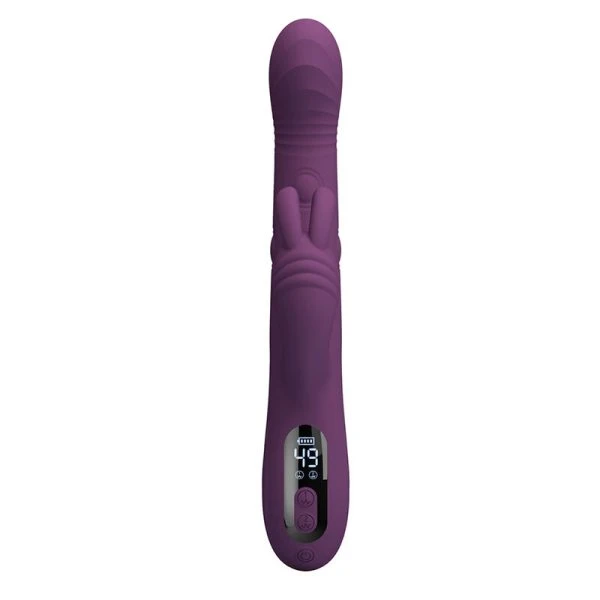 Pretty Love Multifunctionele konijnenvibrator met oscillatie- en percussiefunctie, Paars Pretty Love Multifunctionele konijnenvibrator met oscillatie- en percussiefunctie, Paars