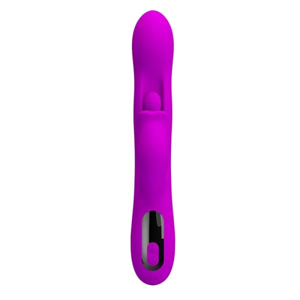 Pretty Love Yalanda Hase Vibrator met clitorisstimulator en LED-display, paars