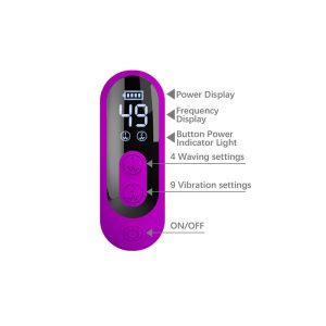 Pretty Love Yalanda Hase Vibrator met clitorisstimulator en LED-display, paars Pretty Love Yalanda Hase Vibrator met clitorisstimulator en LED-display, paars - Afbeelding 9