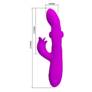 Pretty Love Yalanda Hase Vibrator met clitorisstimulator en LED-display, paars Pretty Love Yalanda Hase Vibrator met clitorisstimulator en LED-display, paars - Afbeelding 8