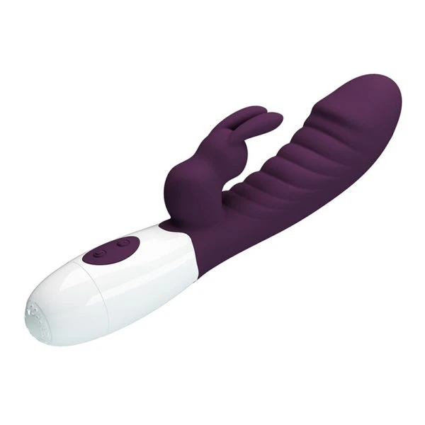 Pretty Love Naughty Bunny Rabbit-Vibrator mit 30 Funktionen, lila