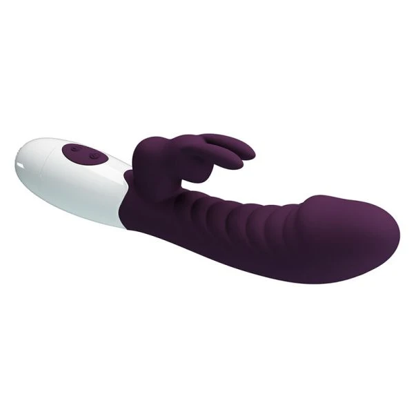 Pretty Love Naughty Bunny Rabbit-Vibrator mit 30 Funktionen, lila