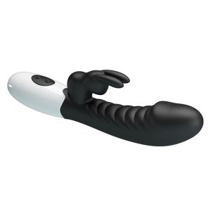 Pretty Love Naughty Bunny Vibrator met Clitorisstimulator 30 functies Zwart Pretty Love Naughty Bunny Vibrator met Clitorisstimulator 30 functies Zwart - Afbeelding 5
