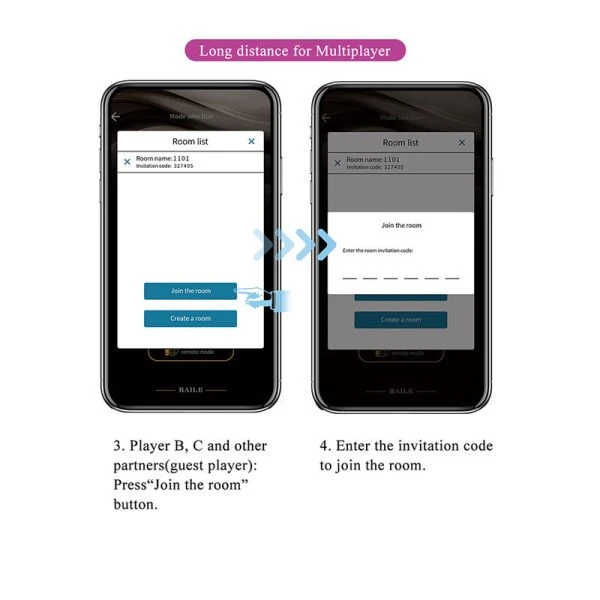 Pretty Love Klay Stoot-Ei-Vibrator met app-bediening, Paars