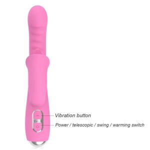 Nalone Magic Stick Rabbit Vibrator mit Klitorisreizer, rosa Nalone Magic Stick Rabbit Vibrator mit Klitorisreizer, rosa – Bild 7