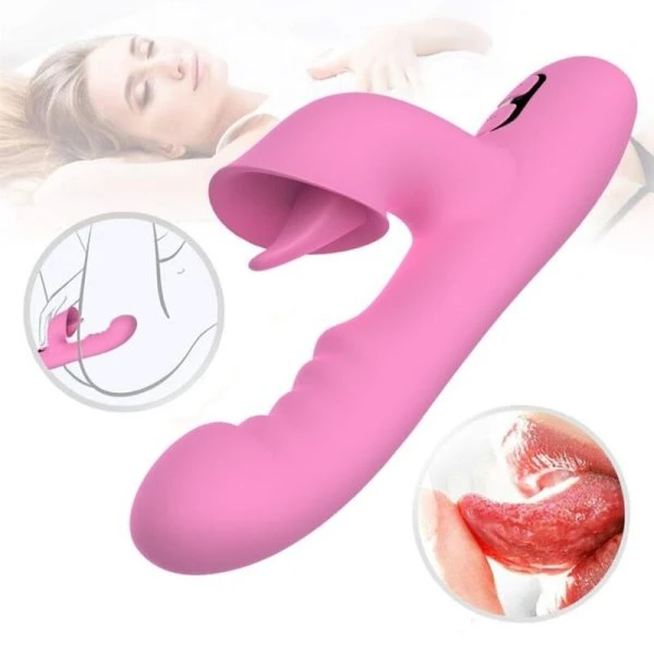 Nalone Magic Stick Rabbit Vibrator mit Klitorisreizer, rosa Nalone Magic Stick Rabbit Vibrator mit Klitorisreizer, rosa