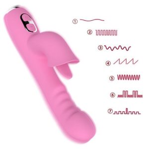 Nalone Magic Stick Rabbit Vibrator mit Klitorisreizer, rosa Nalone Magic Stick Rabbit Vibrator mit Klitorisreizer, rosa – Bild 9