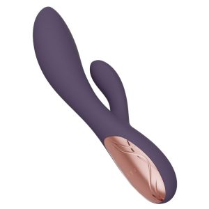 Lelo INA Thrust Rabbit Vibrator mit Stoßfunktion und Klitorisreizer, lila – Bild 3