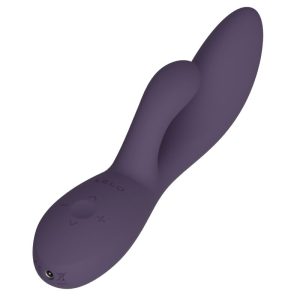 Lelo INA Thrust Rabbit Vibrator mit Stoßfunktion und Klitorisreizer, lila – Bild 5
