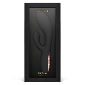 Lelo INA Thrust Rabbit Stootvibrator met clitorisstimulator, zwart Lelo INA Thrust Rabbit Stootvibrator met clitorisstimulator, zwart - Afbeelding 11
