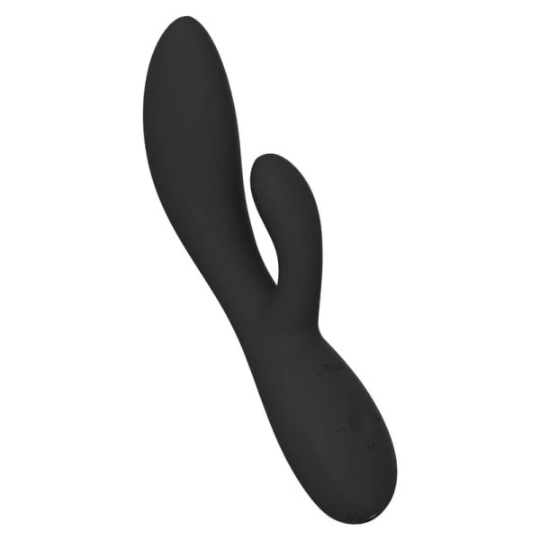 Lelo INA Thrust Rabbit Stootvibrator met clitorisstimulator, zwart