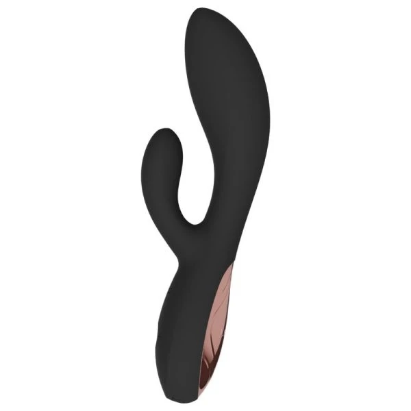 Lelo INA Thrust Rabbit Stootvibrator met clitorisstimulator, zwart