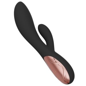 Lelo INA Thrust Rabbit Stootvibrator met clitorisstimulator, zwart Lelo INA Thrust Rabbit Stootvibrator met clitorisstimulator, zwart - Afbeelding 4