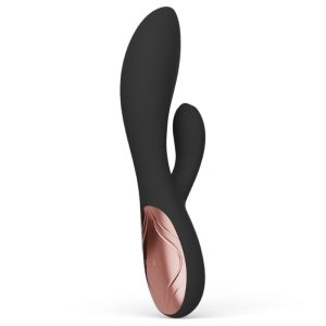 Lelo INA Thrust Rabbit Stootvibrator met clitorisstimulator, zwart Lelo INA Thrust Rabbit Stootvibrator met clitorisstimulator, zwart - Afbeelding 2