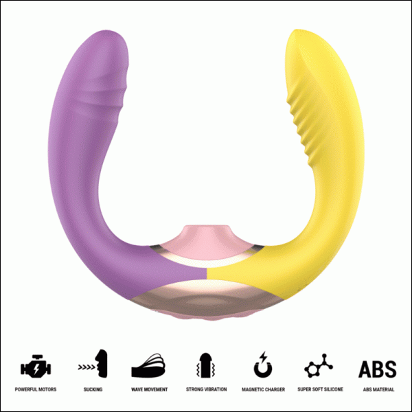 Intense Willow 3-in-1 Zuig- en Vibratiestimulator met 10 programma's