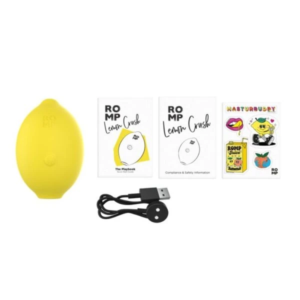 Romp Lemon Crush Lucht-Klitorisstimulator Geel