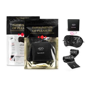 Bijoux Indiscrets Toy-Set Rood Level met Vibratiering, Handboeien en Masker Bijoux Indiscrets Toy-Set Rood Level met Vibratiering, Handboeien en Masker - Afbeelding 10