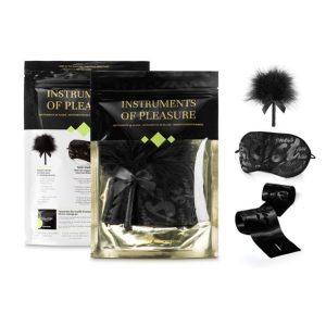 Bijoux Indiscrets Instruments of Pleasure Green Level Toy-Set mit Handschellen und Maske – Bild 7