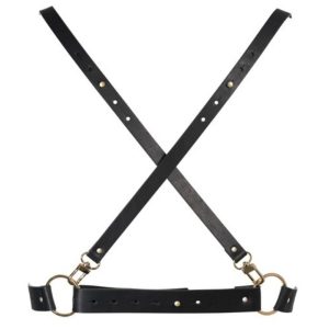 Bijoux Indiscrets Maze X Harness Bondage-harnas Zwart Bijoux Indiscrets Maze X Harness Bondage-harnas Zwart - Afbeelding 1