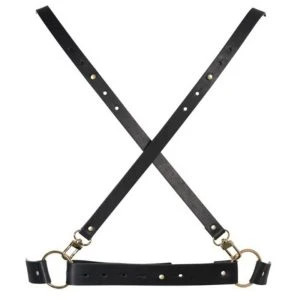 Bijoux Indiscrets Maze X Harness Bondage-harnas Zwart