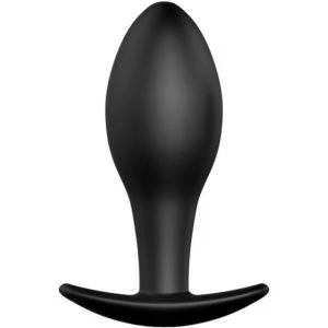 Pretty Love Silicone Anchor Anal Plug with Ergonomic Design Black