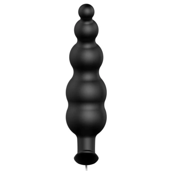 Pretty Love Analvibrator aus Silikon mit 12 Modi und Fernbedienung schwarz