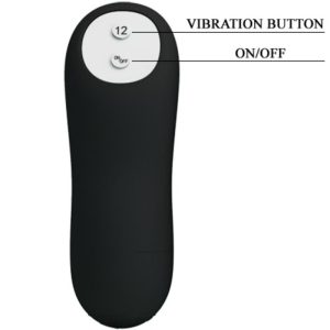 Pretty Love Analvibrator aus Silikon mit 12 Modi und Fernbedienung schwarz – Bild 6