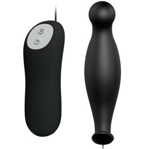 Pretty Love Silikon Analplug mit 12 Vibrationsmodi schwarz Pretty Love Silikon Analplug mit 12 Vibrationsmodi schwarz – Bild 2