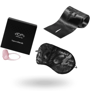 Bijoux Indiscrets Toy-Set Rood Level met Vibratiering, Handboeien en Masker Bijoux Indiscrets Toy-Set Rood Level met Vibratiering, Handboeien en Masker - Afbeelding 1