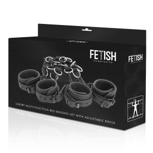 Fetish Submissive Luxus-Bedkoppelingsset met Neopreen-voering Fetish Submissive Luxus-Bedkoppelingsset met Neopreen-voering - Afbeelding 10