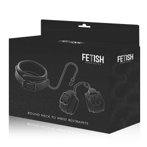 Fetish Submissieve Halsketting en Handboeien Set van veganistisch Leder Fetish Submissieve Halsketting en Handboeien Set van veganistisch Leder - Afbeelding 10