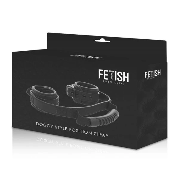 Fetish Submissive Handschellen mit Neopren-Futter und Griff