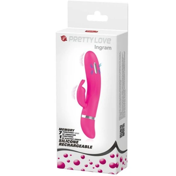 Pretty Love Rabbit-Vibrator Flirtation Ingram met Elektroschok Pretty Love Rabbit-Vibrator Flirtation Ingram met Elektroschok