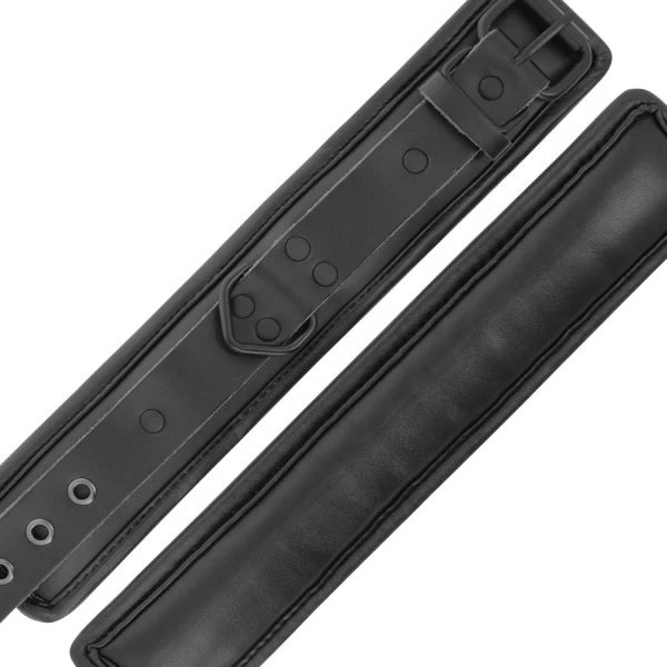 Darkness Handboeien en Halsband van Leder met Lijn