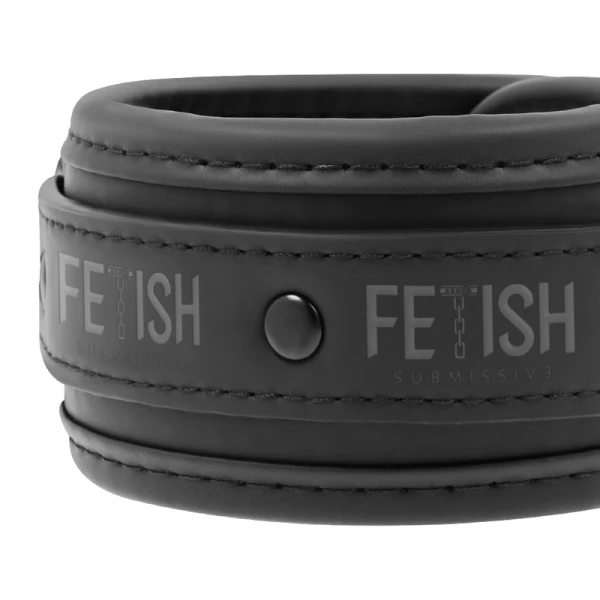 Fetish Submissive Handboeien-set met open benen en neopreen voering