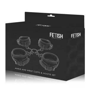 Fetish Submissive Handschellen-Set für Hand- und Knöchel mit Neopren-Futter Fetish Submissive Handschellen-Set für Hand- und Knöchel mit Neopren-Futter – Bild 10