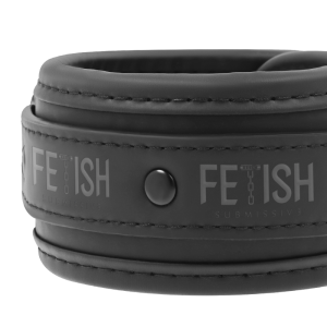 Fetish Submissieve Halsketting en Handboeien Set van veganistisch Leder Fetish Submissieve Halsketting en Handboeien Set van veganistisch Leder - Afbeelding 4