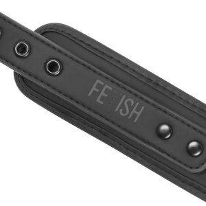 Fetish Submissieve Halsketting en Handboeien Set van veganistisch Leder Fetish Submissieve Halsketting en Handboeien Set van veganistisch Leder - Afbeelding 9