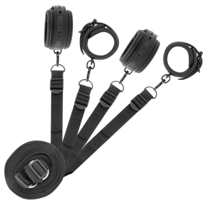 Fetish Submissive Handschellen- und Fessel-Set mit Neopren-Futter Fetish Submissive Handschellen- und Fessel-Set mit Neopren-Futter – Bild 1