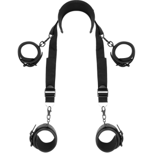 Fetisj Submissieve Handboeien-Set Meesterpositie met Neopreen-Boeien Fetisj Submissieve Handboeien-Set Meesterpositie met Neopreen-Boeien - Afbeelding 1