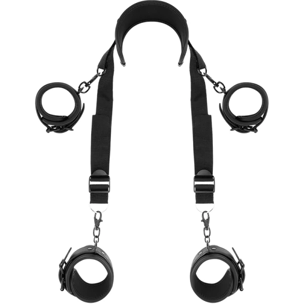 Fetisj Submissieve Handboeien-Set Meesterpositie met Neopreen-Boeien