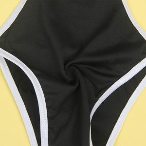Subblime Sexy Zofenkostüm Zwart/Wit S/M Subblime Sexy Zofenkostüm Zwart/Wit S/M - Afbeelding 7