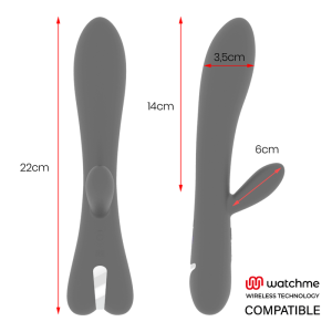 Brilly Glam Erik Vibrator met Watchme-afstandsbediening, siliconen, 22 cm Brilly Glam Erik Vibrator met Watchme-afstandsbediening, siliconen, 22 cm - Afbeelding 4